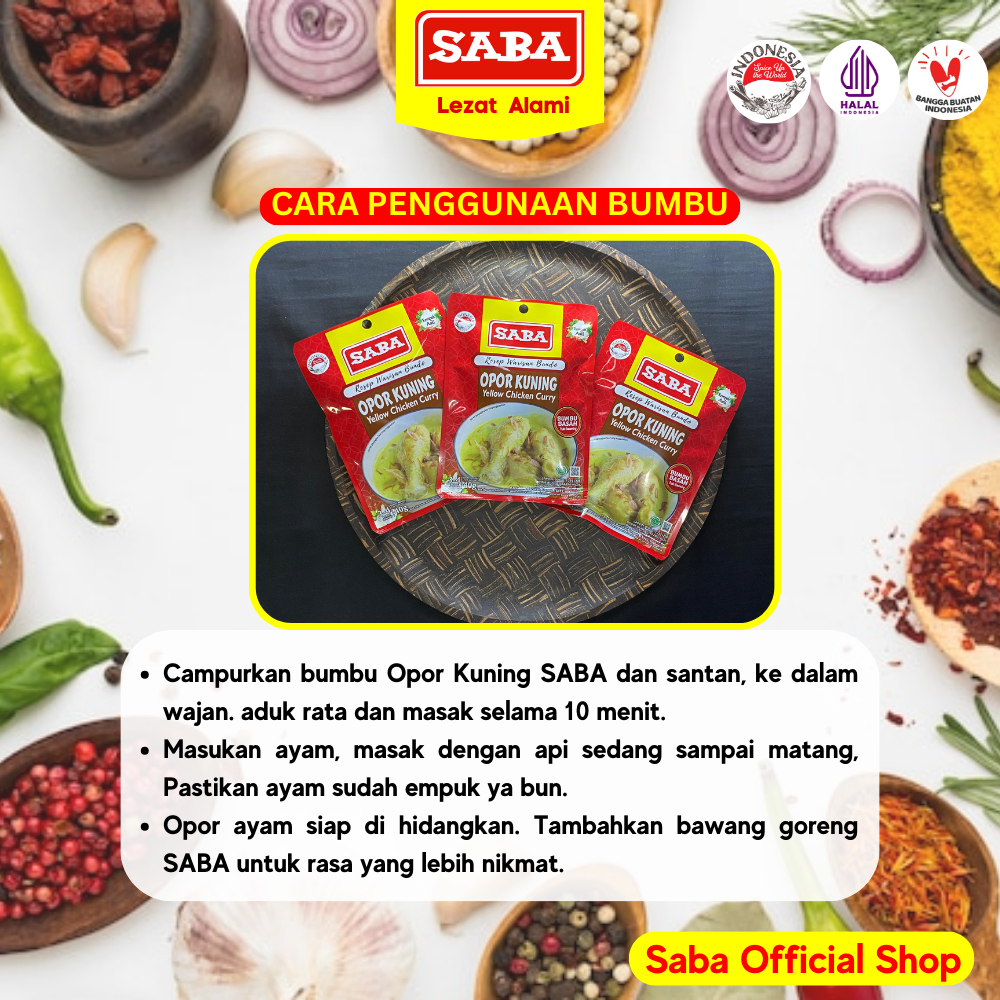 Sabana Barokah SABA Bumbu Opor Kuning