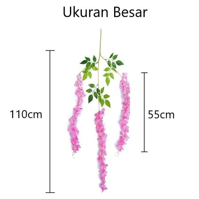 Wisteria Jumbo Daun Rambat 5
