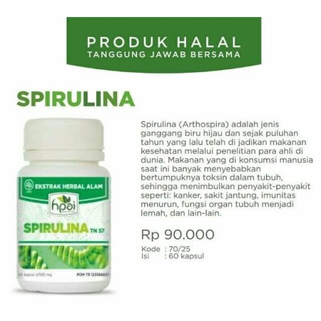 Herba Penawar Alwahida HNI Spirulina