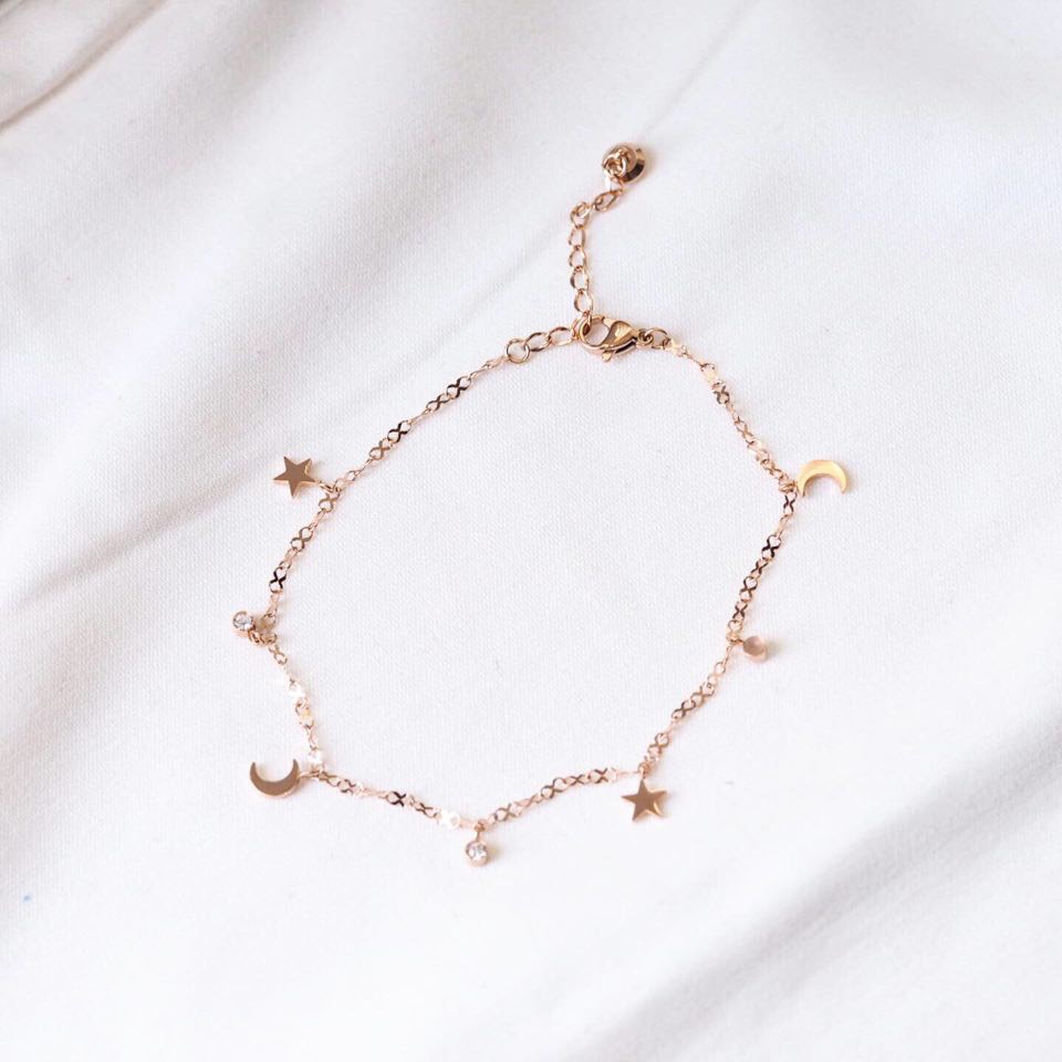 Gelang Kaki Titanium Wanita Venus Adjustable