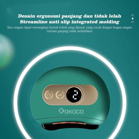 Teknologi Ujung Jari Gokoco Mini Massager Gua Sha Elektrik