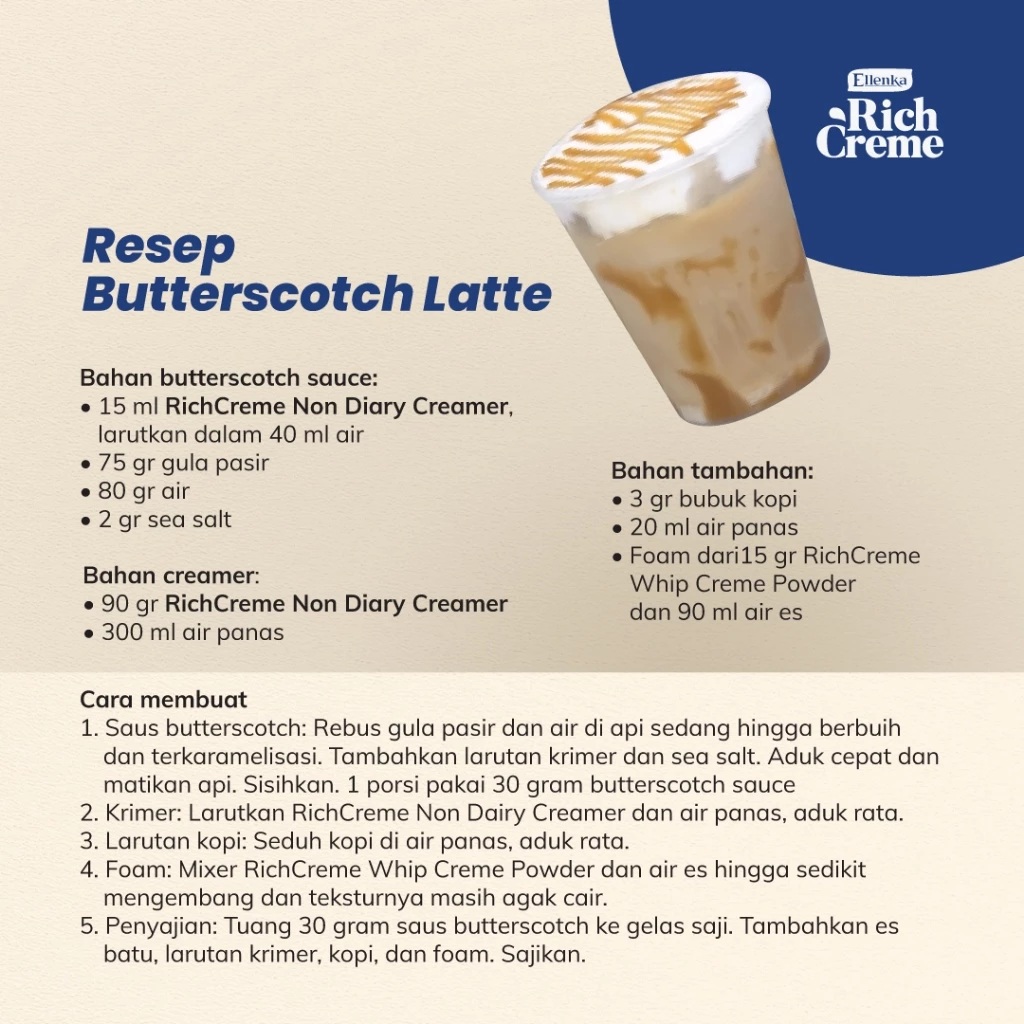 Lautan Natural Krimerindo Ellenka RichCreme Non-Dairy Crèmer 500 gram