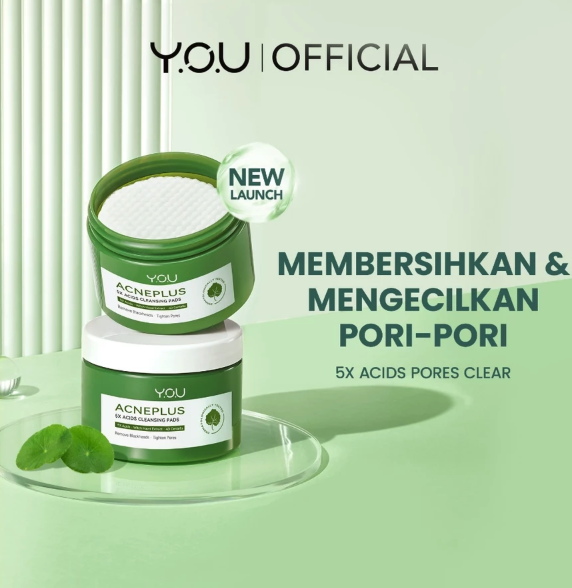 HEBE Beauty Style Y.O.U AcnePlus 5X Acids Cleansing Pads