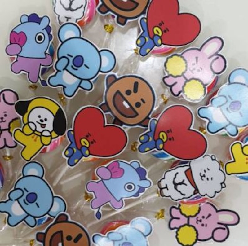 Permen Lolipop BTS BT21 20 pcs