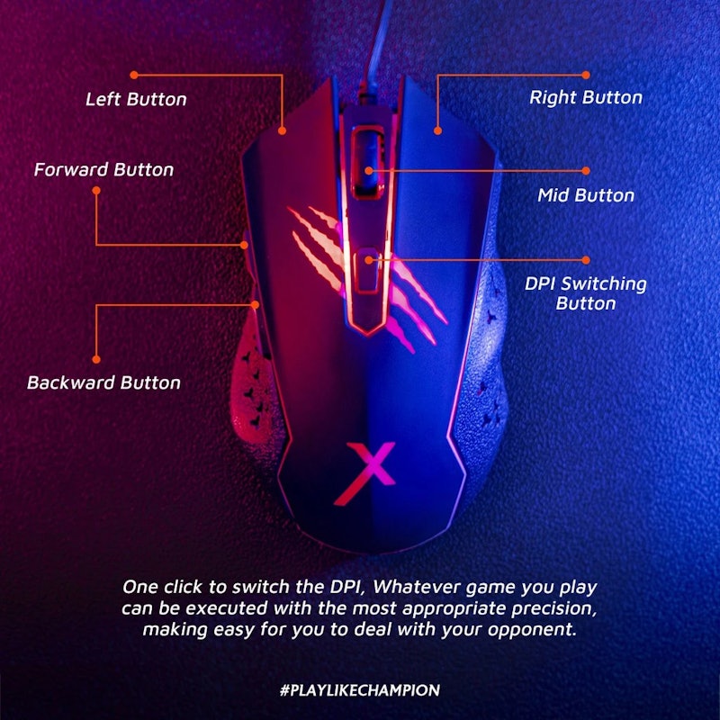 JETE Mouse Gaming 4