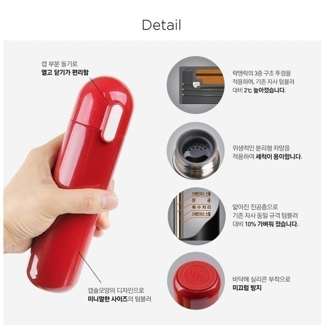 LocknLock Hot & Cool Capsule Tumbler