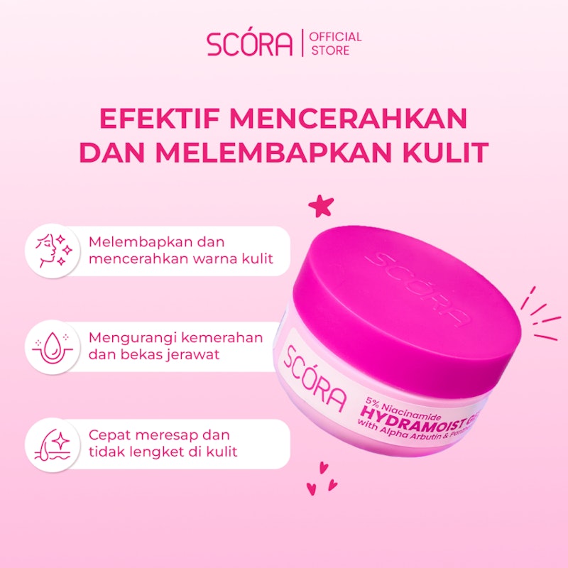 SCORA 5% Niacinamide Hydramoist Gel with Alpha Arbutin & Panthenol 2