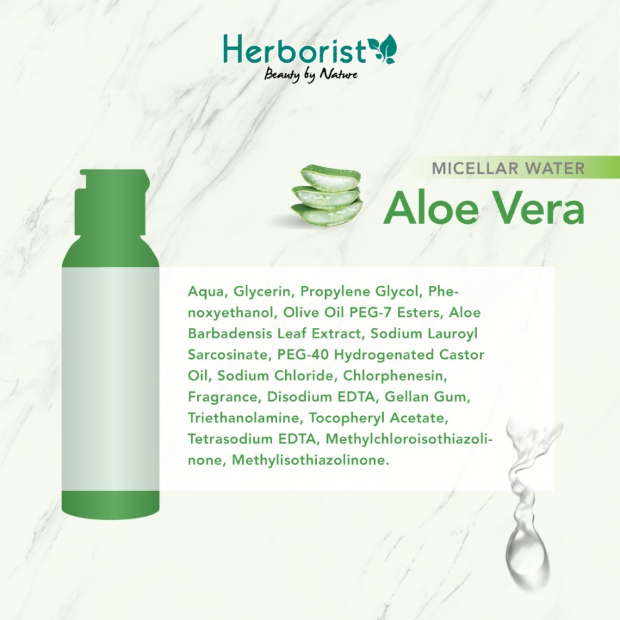 Victoria Care Indonesia Herborist Aloe Vera Micellar Water