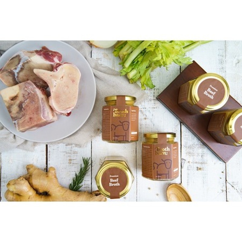 Broth Barn Beef Premium Bone Broth Unsalted 4