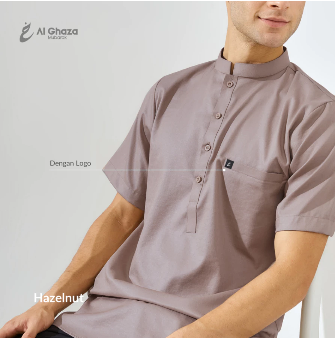  Alghaza Mubarak Kemko Hanif Lengan Pendek