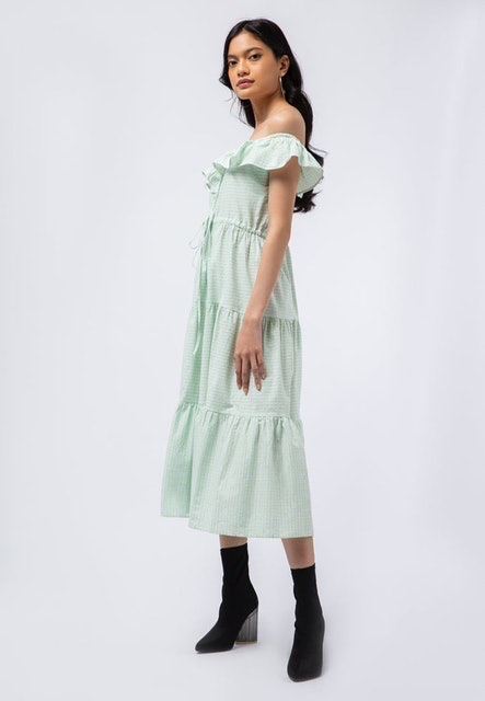 Cold Shoulder Maxi Dress