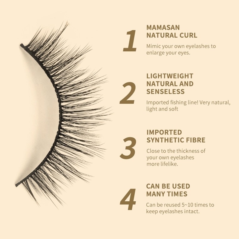 MAGEFY Bulu Mata Palsu Natural 4