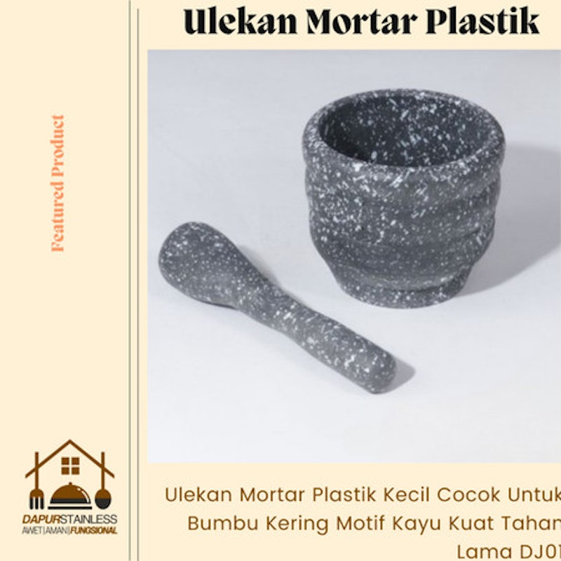 Ulekan Mortar Plastik 3