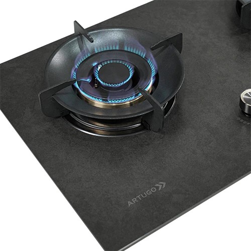 Kreasi Arduo Indonesia ARTUGO Kompor Tanam Gas 2 Tungku  AH 2735 FG