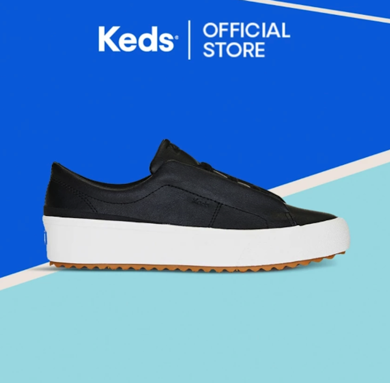 Keds Women's Remi Leather Sneakers Black 4
