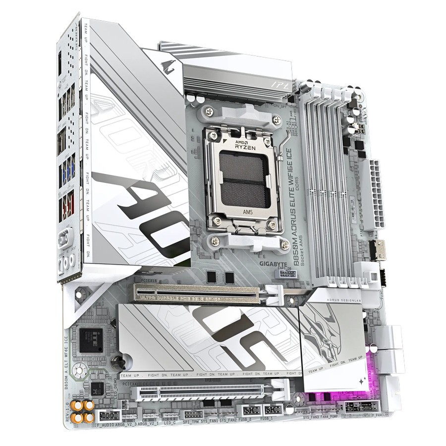 Gigabyte Technology AORUS Elite WIFI6E Ice Motherboard B850M