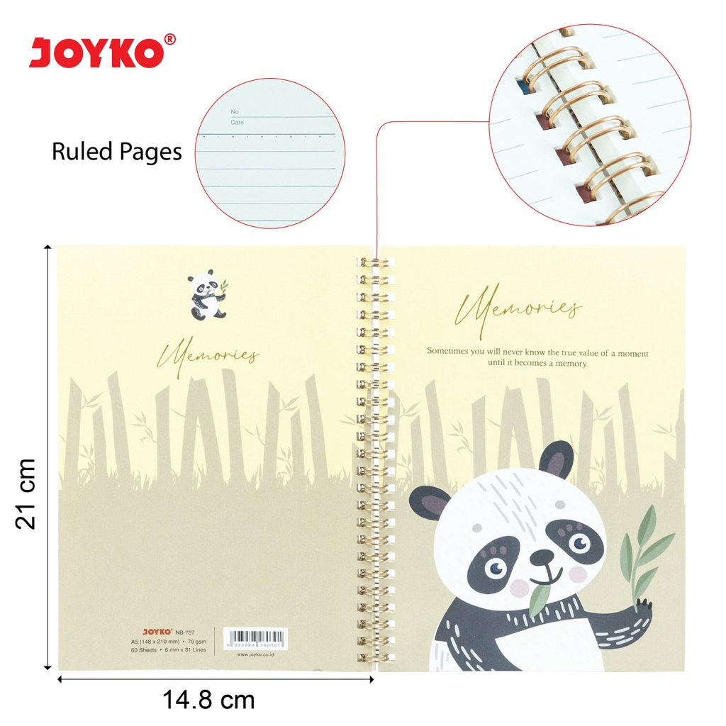 Joyko Ruled Notebook A5
