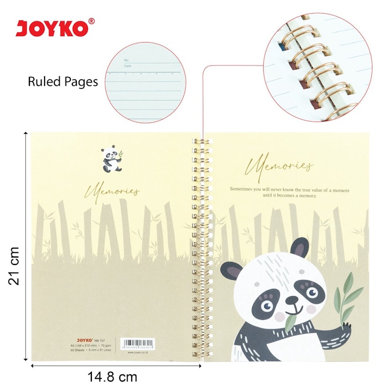 Ruled Notebook A5 5