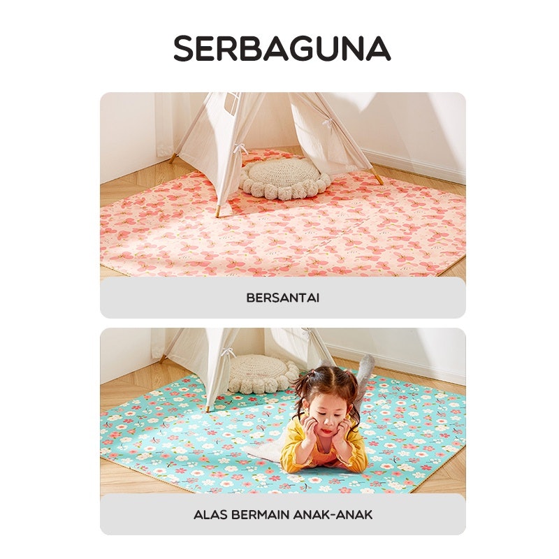 Matras Puzzle Motif Bunga 2
