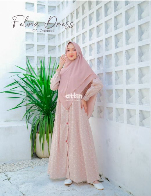 ATTIN Your Daily Syari  Felina Dress