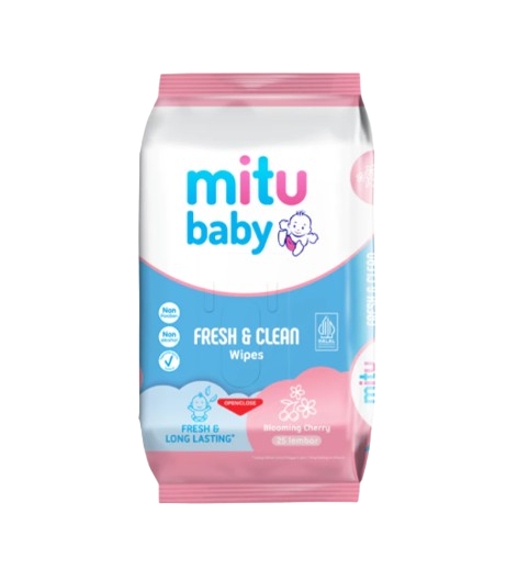 Mitu ｜ Baby Fresh & Clean Wipes Blooming Cherry