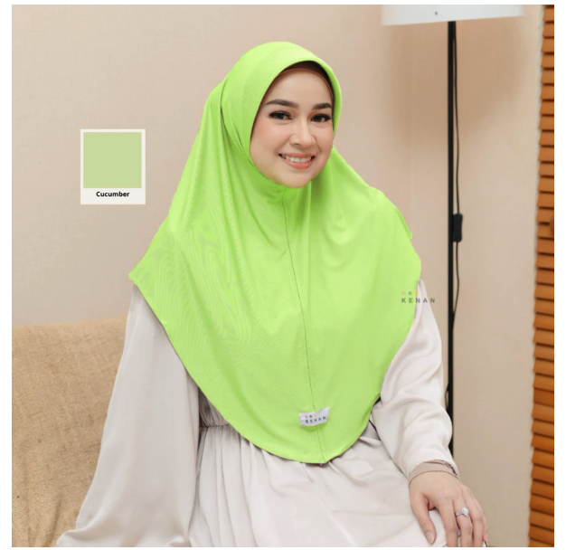 Kenan Hijab Indonesia KENAN Lana Instan Hijab Bergo Daily