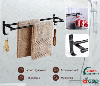 COOGER Aluminium Bar Towel 50 and 60 cm