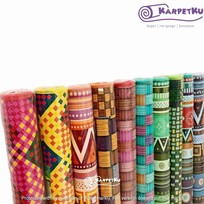 Karpet Lantai Spons EVA Motif Batik 
