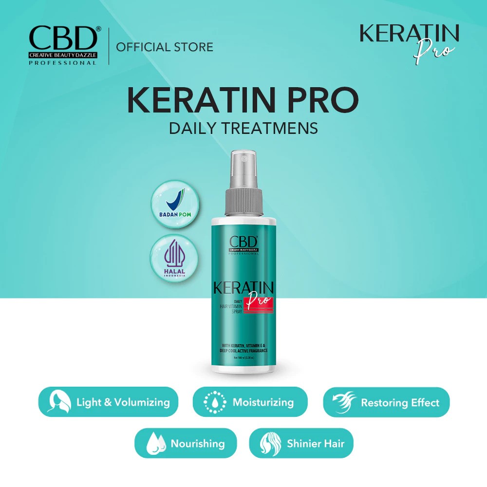 Victoria Care Indonesia CBD Professional  Keratin Pro Daily Hair Vitamin Spray