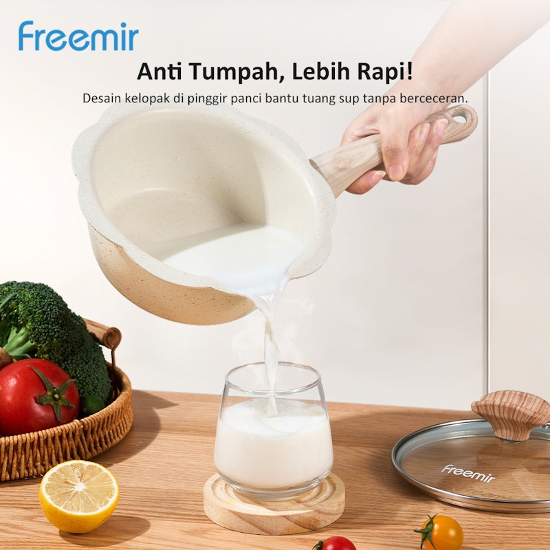 freemir Panci MPASI Bunga Sakura Pink Series 4