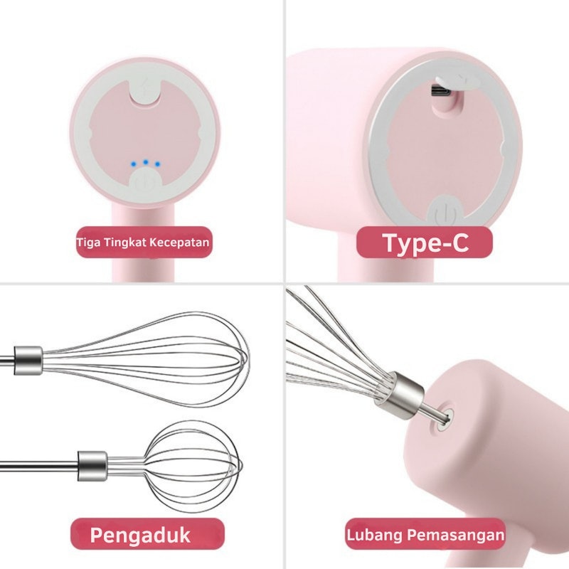 KOUO Electric Egg Beater 4