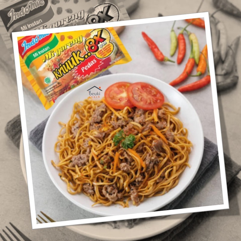 Indomie Goreng Kriuk Pedas 3