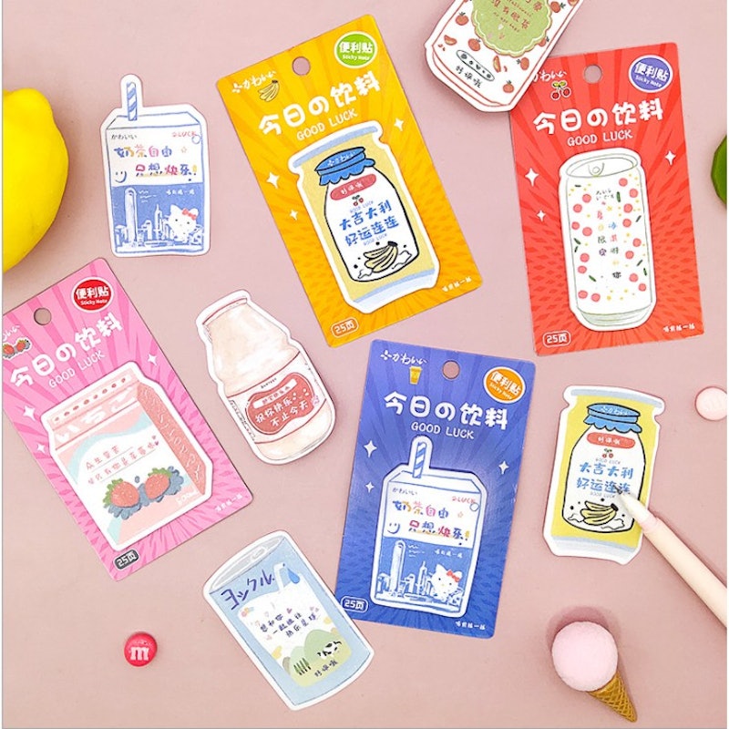Sticky Note Korean Milk 3