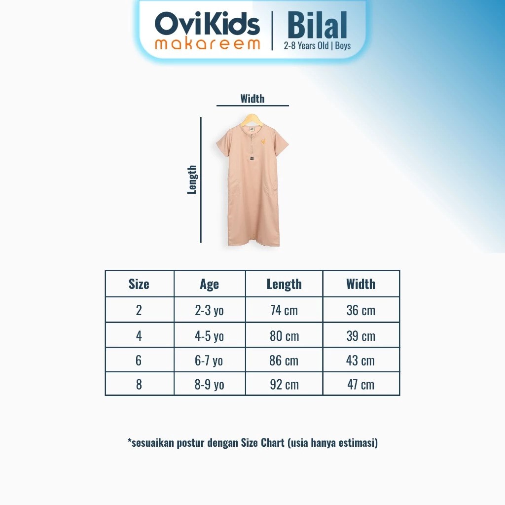 OVI Kids OVI Kids Bilal Jubah Koko Anak