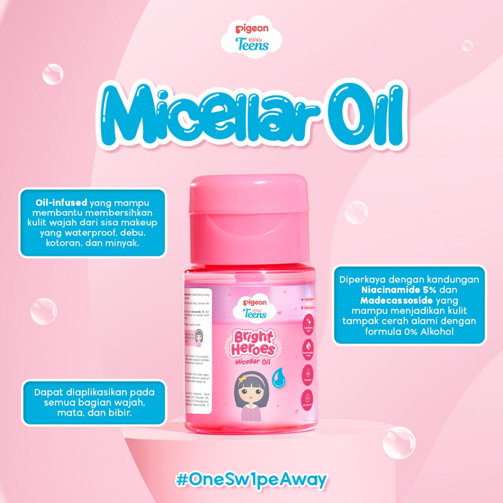 Pigeon Pigeon Teens Bright Heroes Micellar Oil 