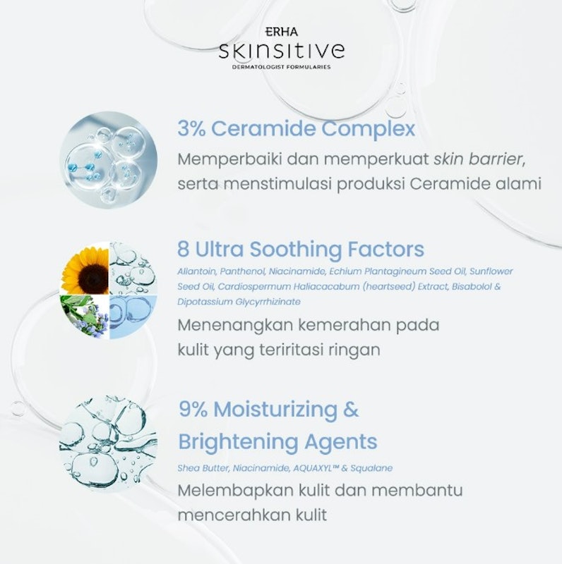 ERHA Skinsitive Ultracalm Skin Barrier Moisturizer 4
