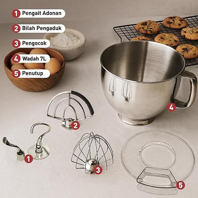 Lionstar Jaya Indonesia IDEALIFE Professional Stand Mixer  IL-221S