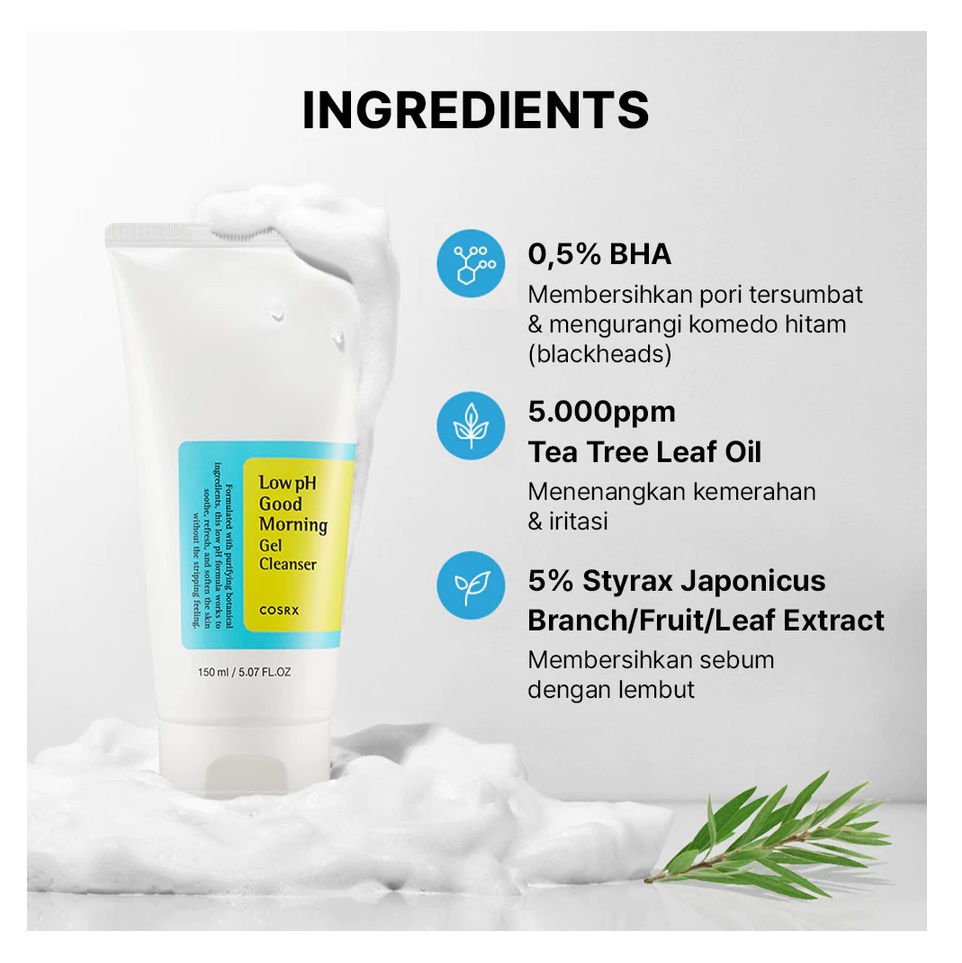 COSRX COSRX AC Low pH Good Morning Gel Cleanser