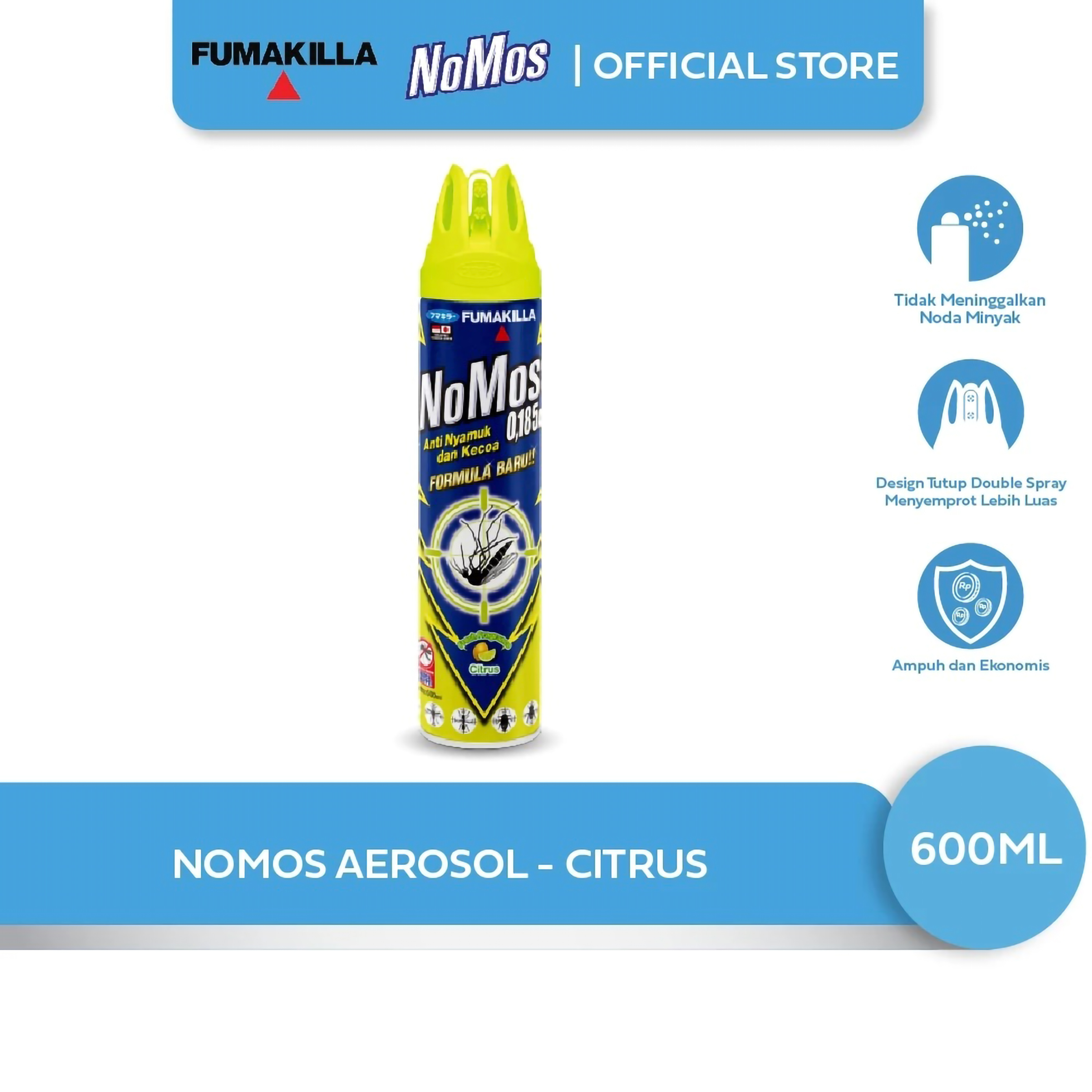 Fumakilla NoMos Aerosol Citrus