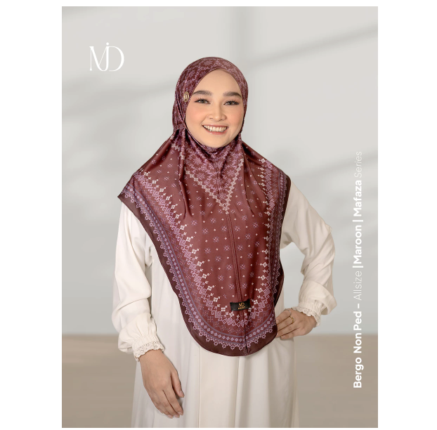 Mudymudy Trendy MUDY Bergo Maryam Motif 