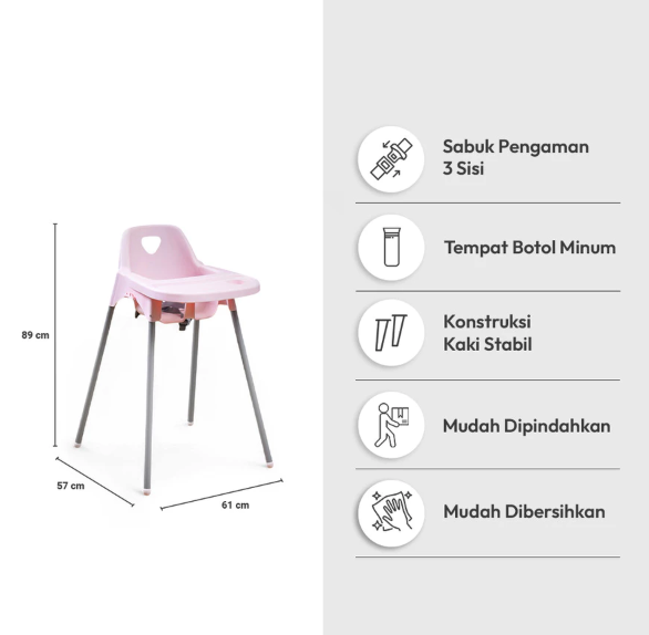 Kawan Lama Group Informa Torry Deux Kursi Makan Bayi