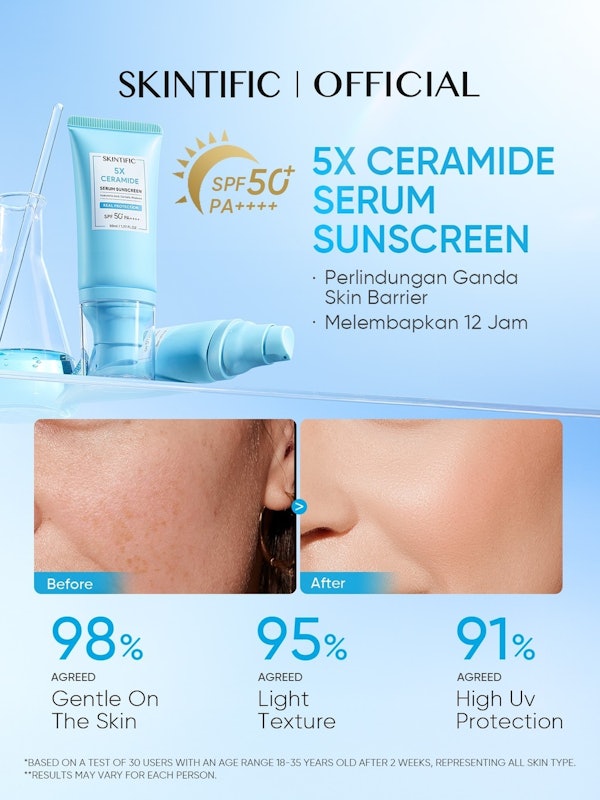 SKINTIFIC 5X Ceramide Serum Sunscreen SPF 50+ PA++++