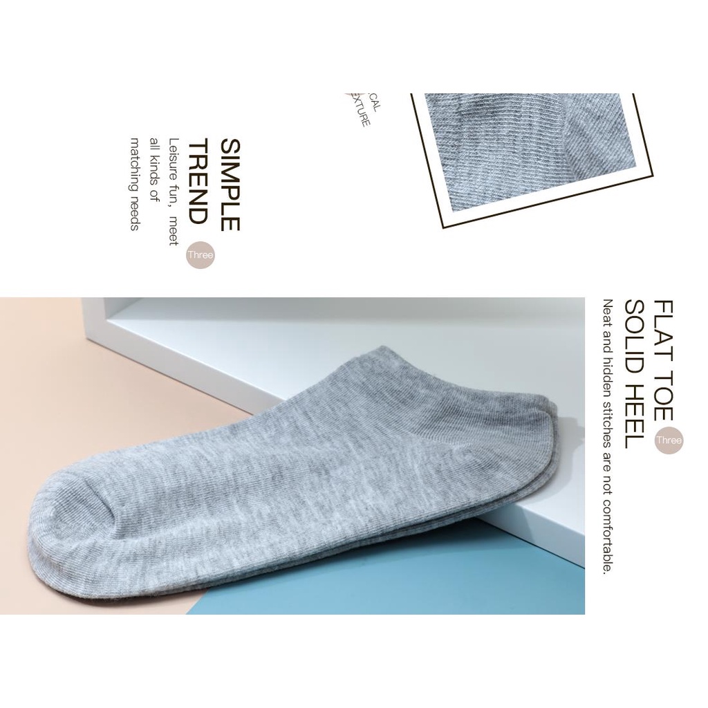 MINISO Women Ankle Socks Solid Casual