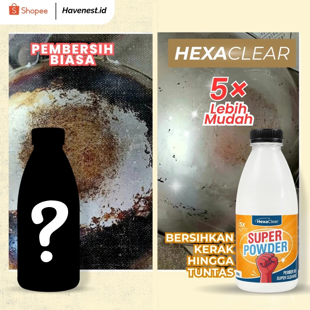 HexaClear Super Powder Pembersih Super Cleaning  3