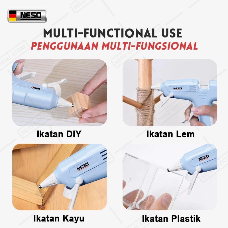 NESO JERMAN Glue Gun Gaya Baru 3