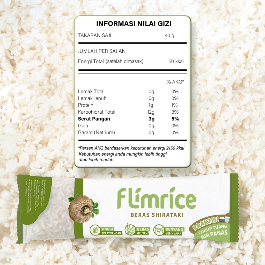 Flimrice Beras Shirataki 4