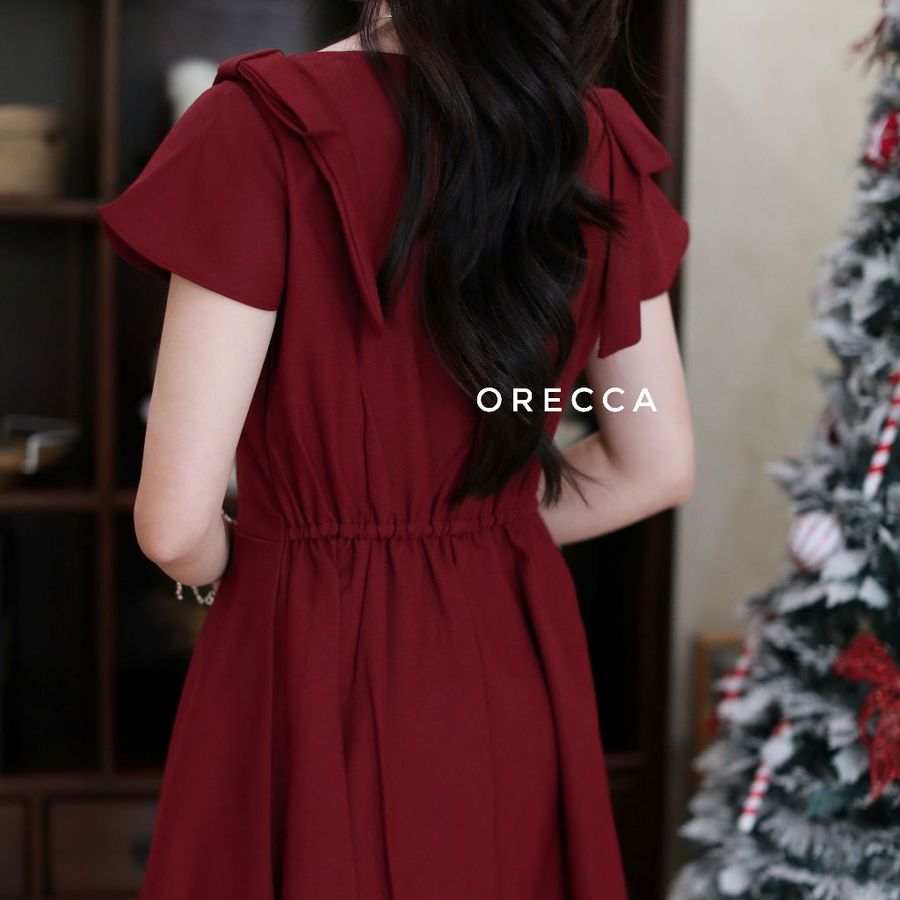  ORECCA Jiwoo Midi Dress Wanita