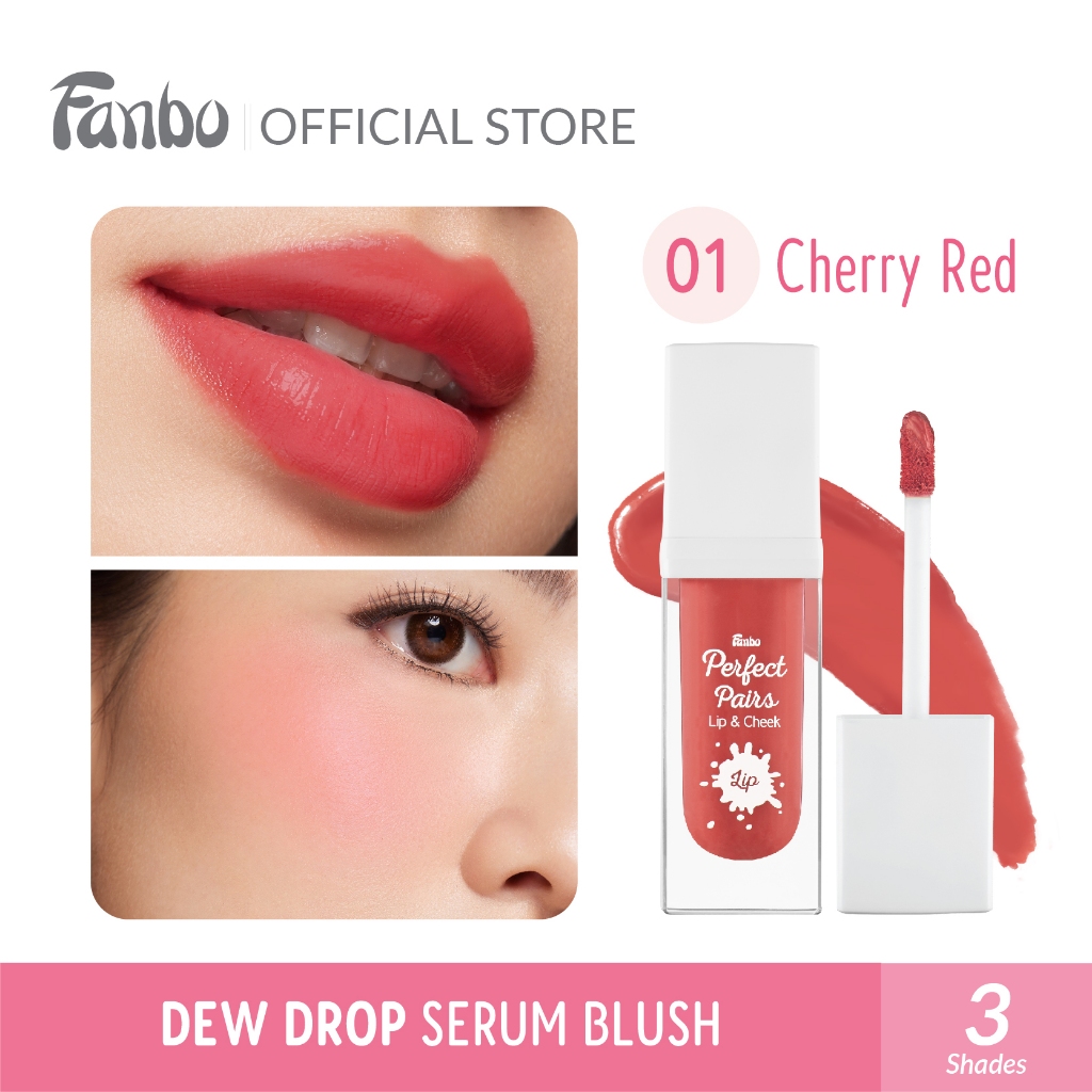 Perfect Pairs Lip & Cheek Cherry Red 2