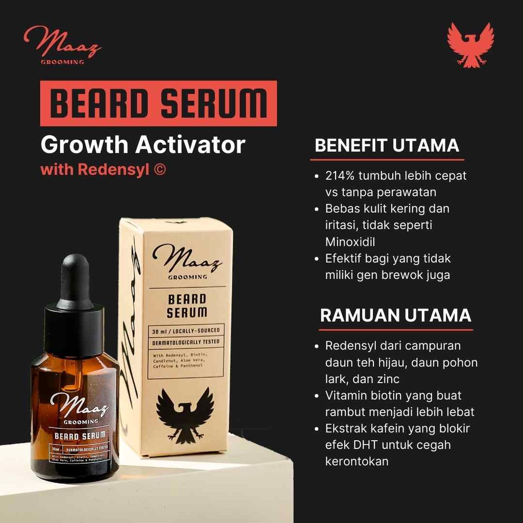 Bro Brewok Indonesia  Maaz Grooming Beard Serum
