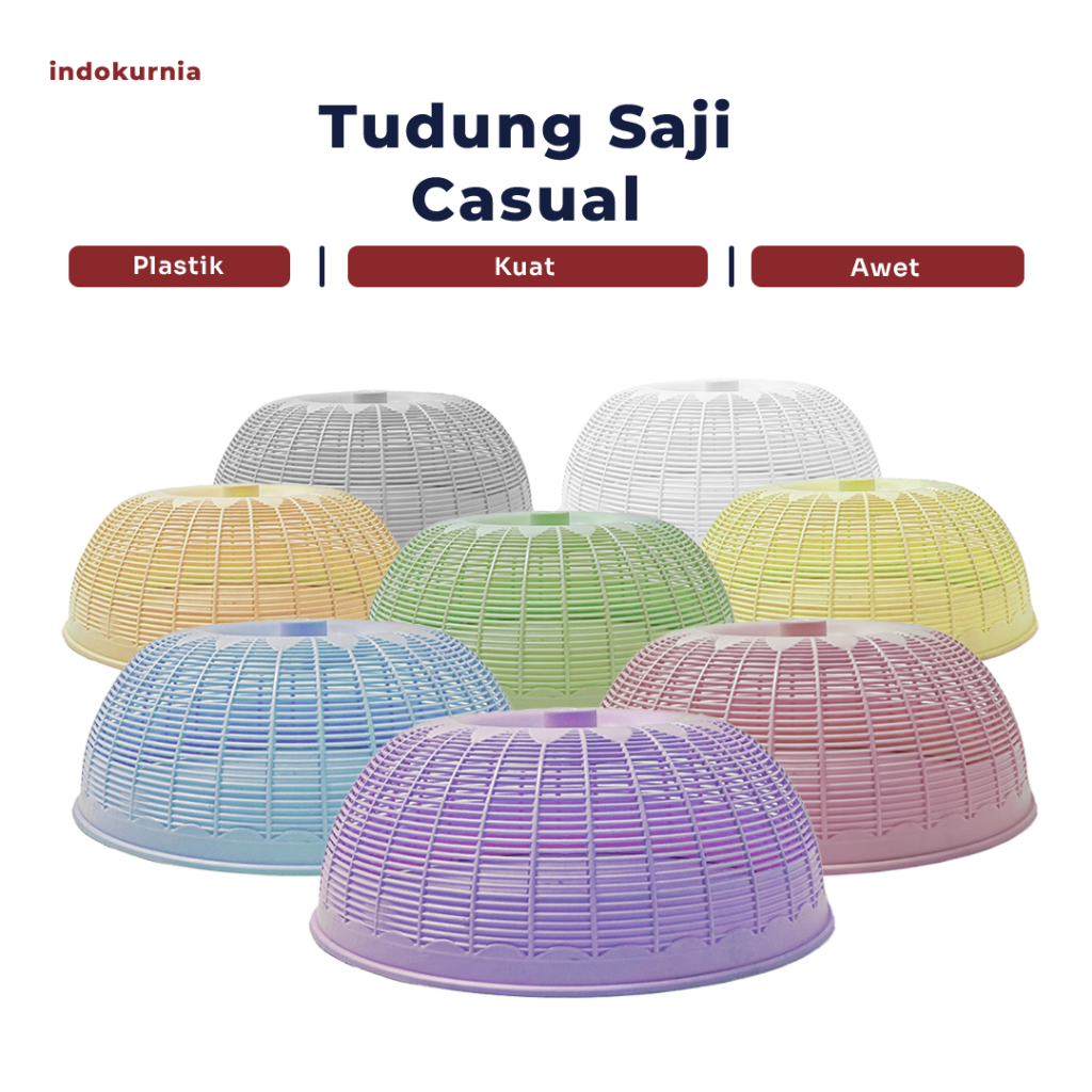 Indokurnia Tudung Saji Casual Pastel 4